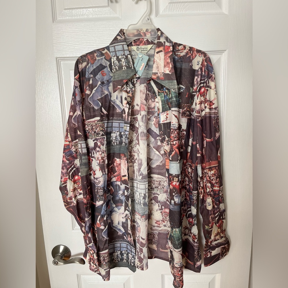 Vintage Sport scene button down